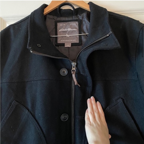 Eddie Bauer Wool Coat - Picture 4 of 12